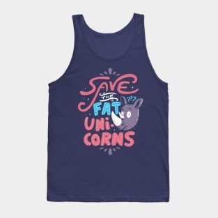 Save The Fat Unicorns Tank Top